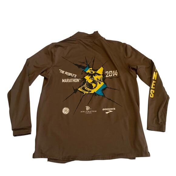 Marine Corps Marathon 2014 Men's Size L Long Sleeve Pullover T-Shirt - Picture 16 of 16